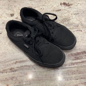 Black Canvas Vans